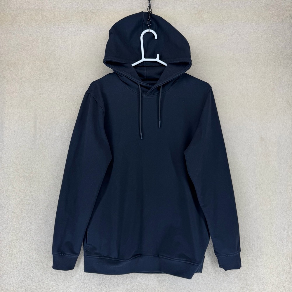 Cuts Classic‎ Black Hoodie Pullover Long Sleeve Size L Athleisure Casual Mens